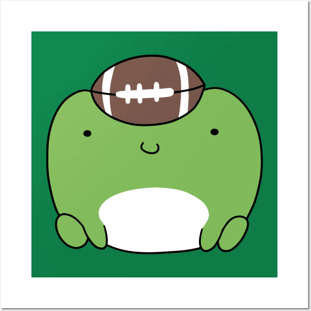 Football Frog Wall Art by saradaboru